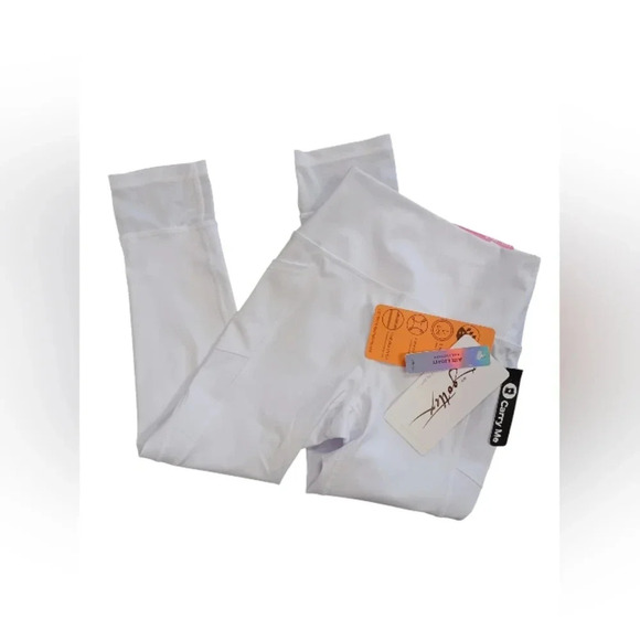 Gottex Lab NWT Crop Ankle White Tights  Size XS - Picture 3 of 9